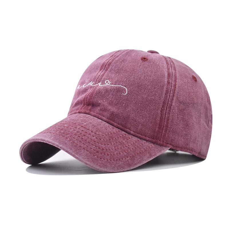Cotton personalized small letter embroidery baseball cap spring new personalized embroidery cap