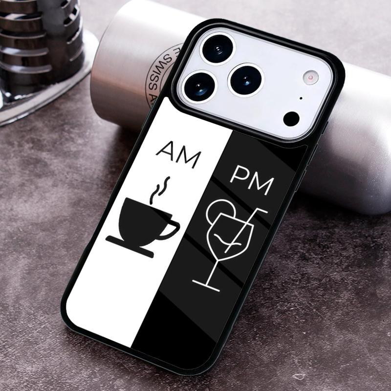 Coffee Wine Cup Phone Case For iPhone 17 16 15 14 13 12 11 Pro Max Plus 17Air Soft Silicone Cover