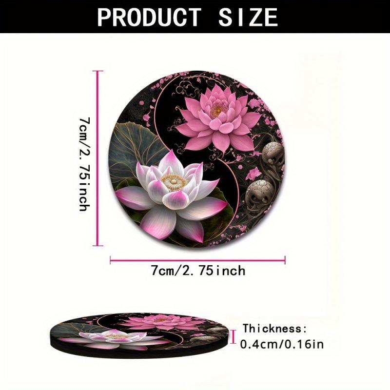 Autumn Car Cup Holder Coaster - Water Absorbent Accessory