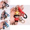 Stylish One Piece Keychain For Luffy Nami Sanji Zoro Fans Durable Silicone Accessory