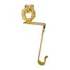 1Pcs Christmas Pendant Snowflake Elk Snowman Tree Shaped Metal Hook For Fireplace Door Cabinet Xmas Party Navidad New Year Decor