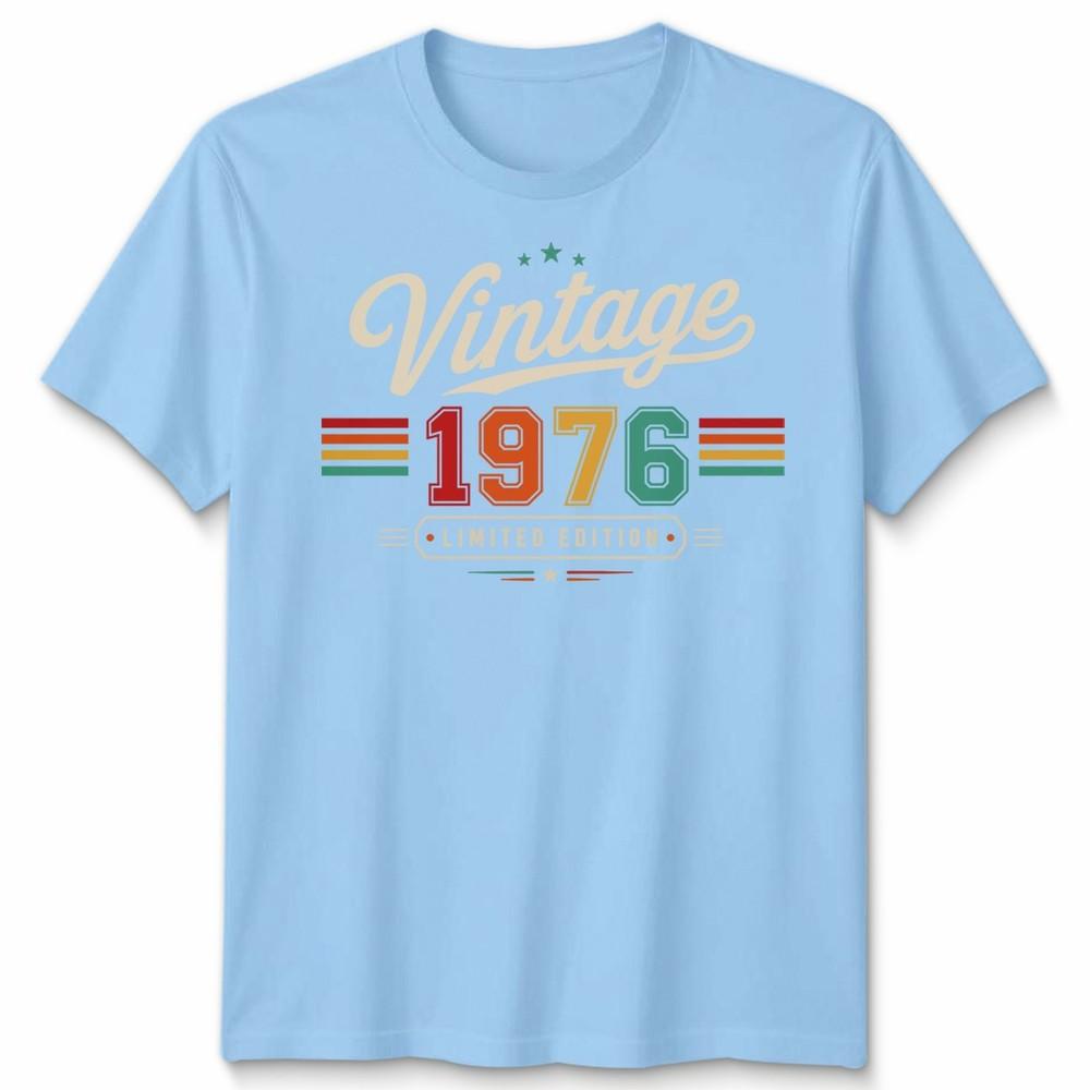 Birthday Unisex T Shirt Limited Edition 1976 Fifty 50th Birthday Gift Tee S