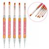 5Pcs Nails Art Dotting Pen Nails Brushes For Nails Art Accessories Tools Kits Nail Supplies For Professionals Manicure Set