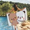 Kawaii Cartoon Bubu Dudu Towel Quick Drying Beach Towels Are Suitable For Swimming Pools Camping Yoga And The Gym