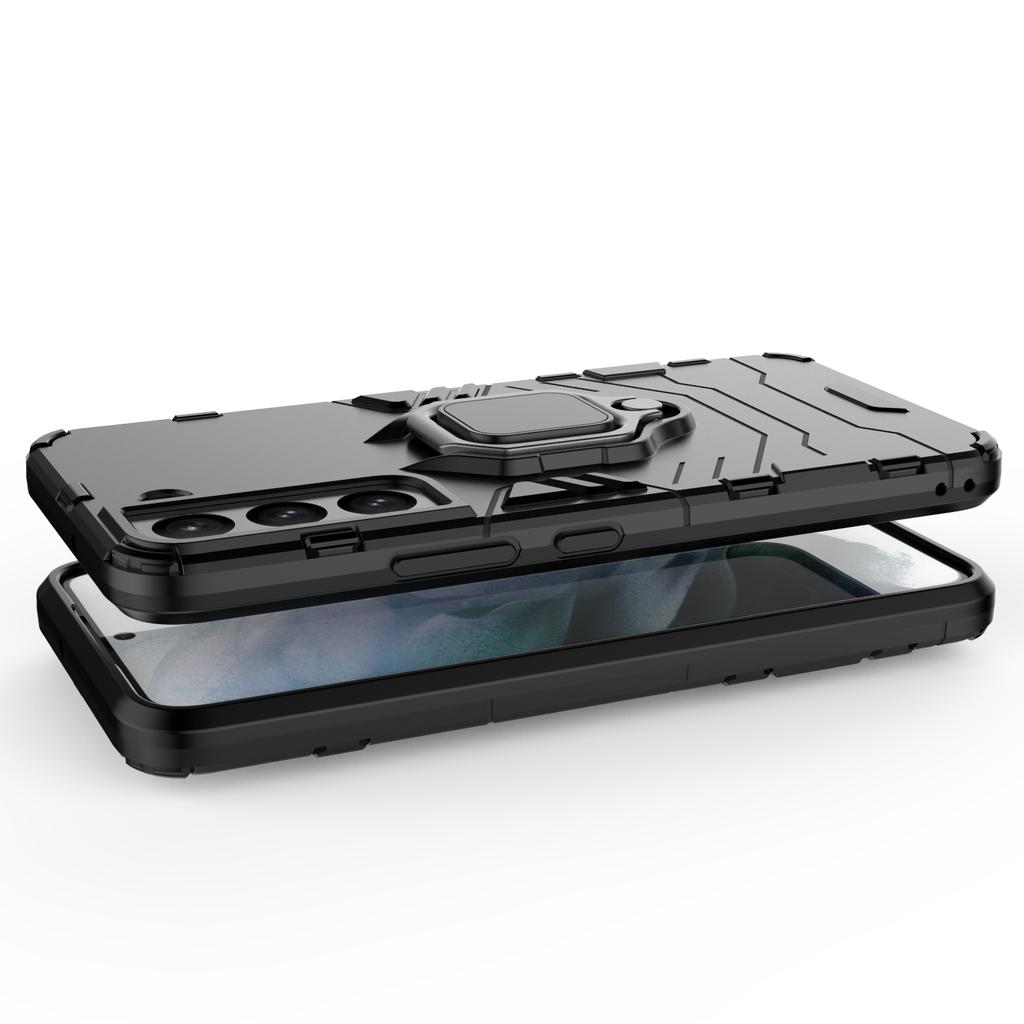Armor Car Magnetic Holder Case For Samsung Galaxy S21 S22 Ultra S 22 21 FE Plus S21FE 5G S21Ultra Stand Shockproof Phone Cover