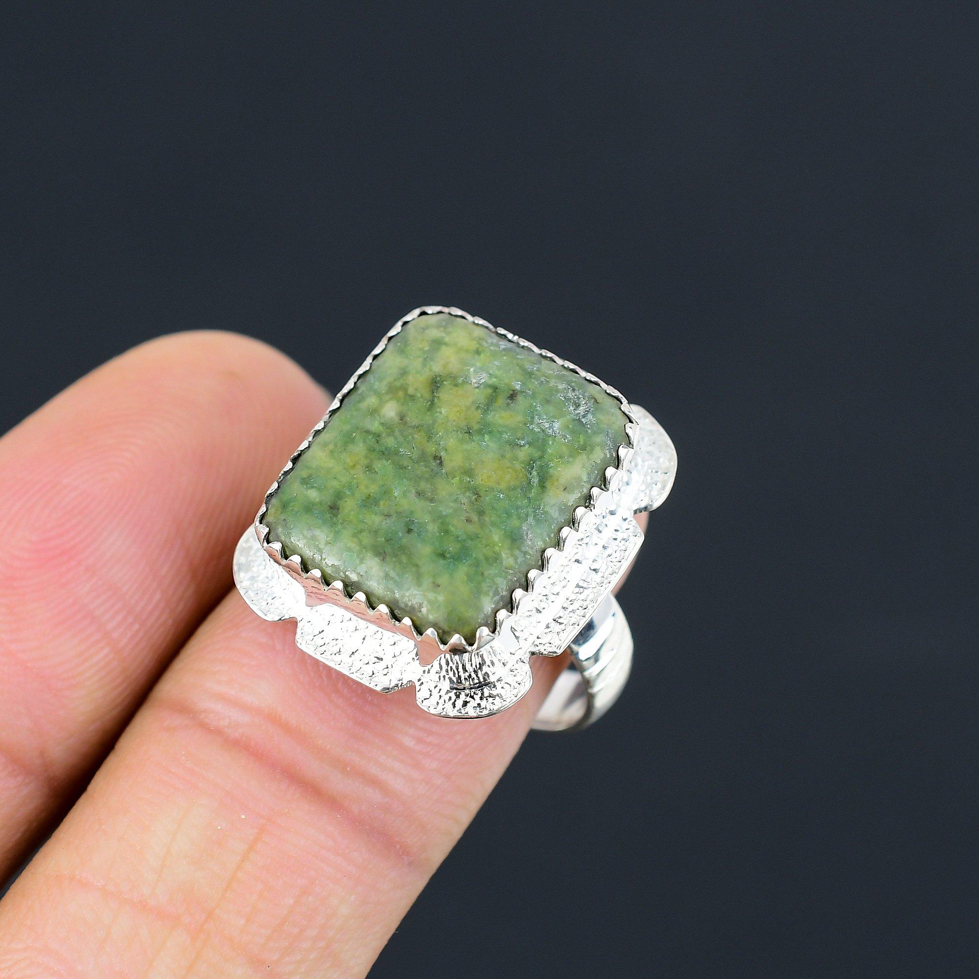 Sisters Day Sale Gogunjula Gemstone Promise Elegant Statement Ring 925 Silver 9