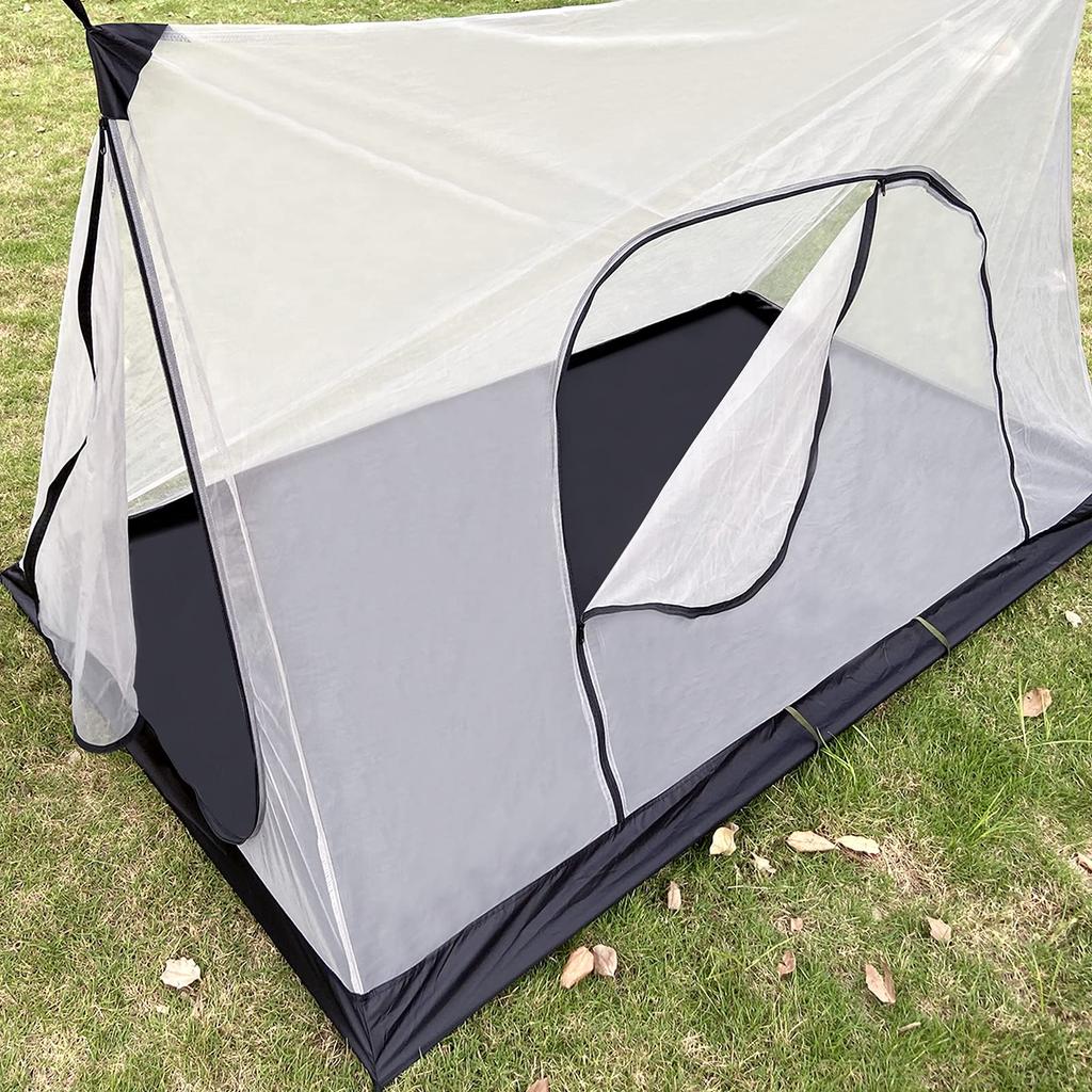 Benvo Outdoor Mosquito for Night Mosquito Waterproof Person Mosquito Repellent Size Doors on Front and Easy Includes 6 Pegs 2 Ropes Storage Convenient
