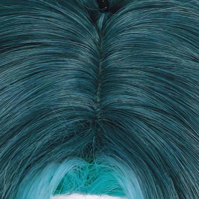 Xiao Cosplay Wig 40cm/90cm Long Mixed Color Scalp Wigs Heat Resistant Synthetic Hair