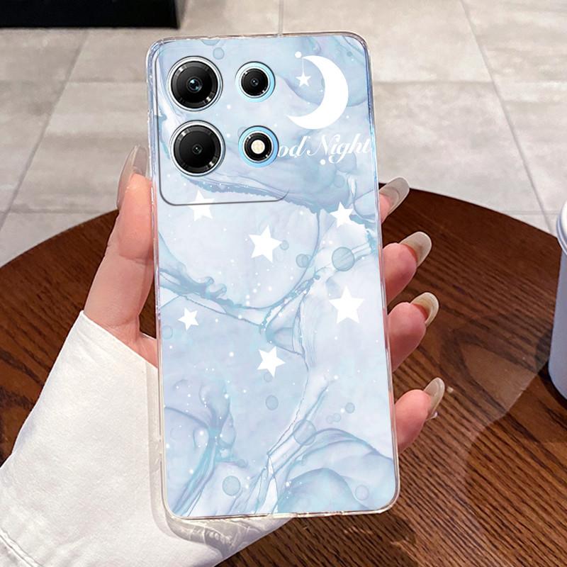 For Infinix Note 30 Case X6833B X6716B X6711 Note30 5G Lovely Cartoon Transparent Soft TPU Phone Case For Infinix Note 30 Cover