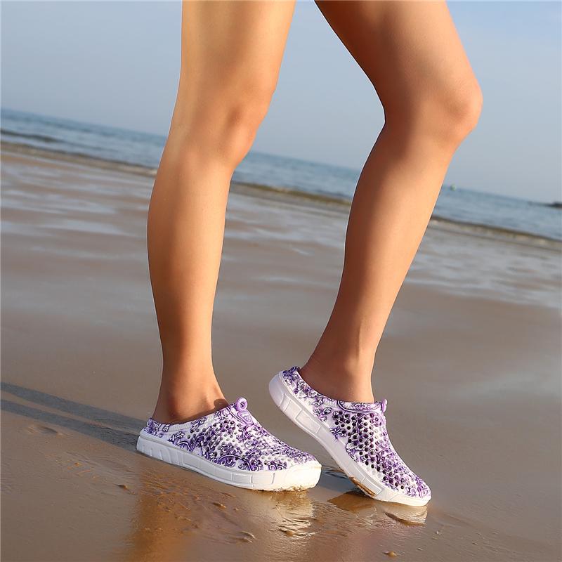 Women Garden Clogs Shoes Casual Slippers Summer Breathable Beach Sandals