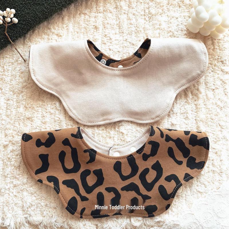 Korean Petal Baby Bib: Reversible, Anti-Vomit, All-Season Neck Scarf