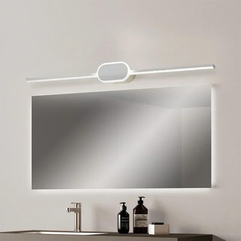 40/60/80cm Mirror Front Light Tricolor Light For Restroom Bedroom Mirror Front Lighting LED Wall Sconce