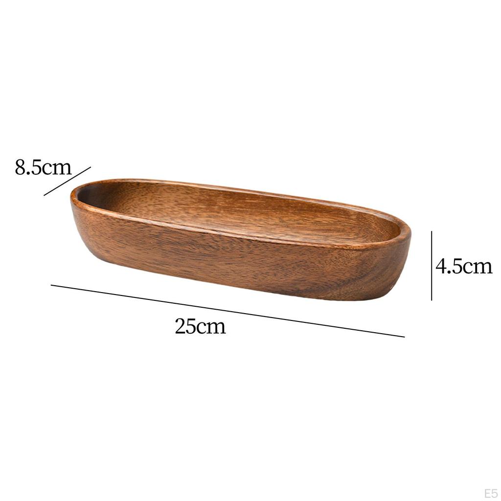 Wood Serving Platter Dried Fruit Plate Durable Home Kitchen Utensils Japanese Tray