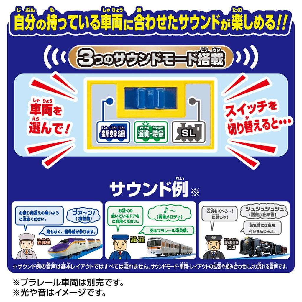 Takara Tomy Plarail Tomica Round and Round Railroad Crossing Train Toy for Ages 3 and Up Play!