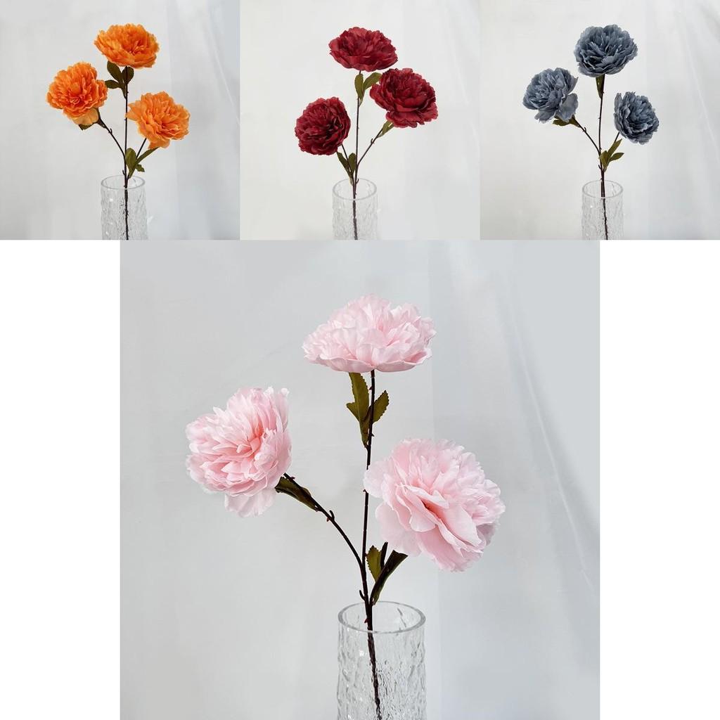Elegant Artificial Peony And Camellia Silk Flowers For Home Decoration And Photo Shoots