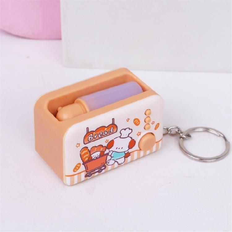 Springender Lichtschlüsselanhänger Nachtsichtwerkzeug mit Fidget-Funktion Kunststoffkonstruktion Leuchtender Schlüsselanhänger für den Abendgebrauch