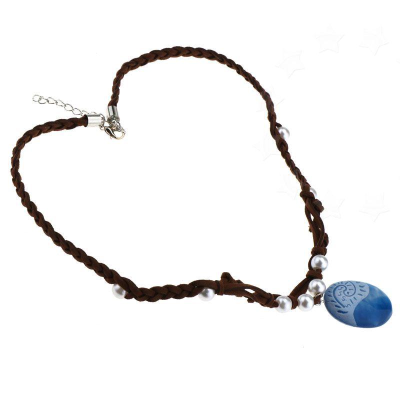 Costume Necklace Moana Cosplay Props Princess Heart Of Te Fiti Necklaces Girl