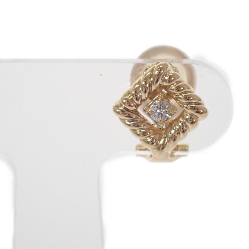 Dior Earring K18 Yellow Gold Women