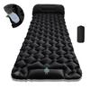 Outdoor Camping Inflatable Mattress, Foot Step On Automatic Inflatable Mattress, Press Rhombus TPU with Pillow Camping Tent Sleeping Mat