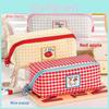 Cartoon Large Capacity Prism Grid Pen Case With Cute Dopamine Design For Students And Office Use