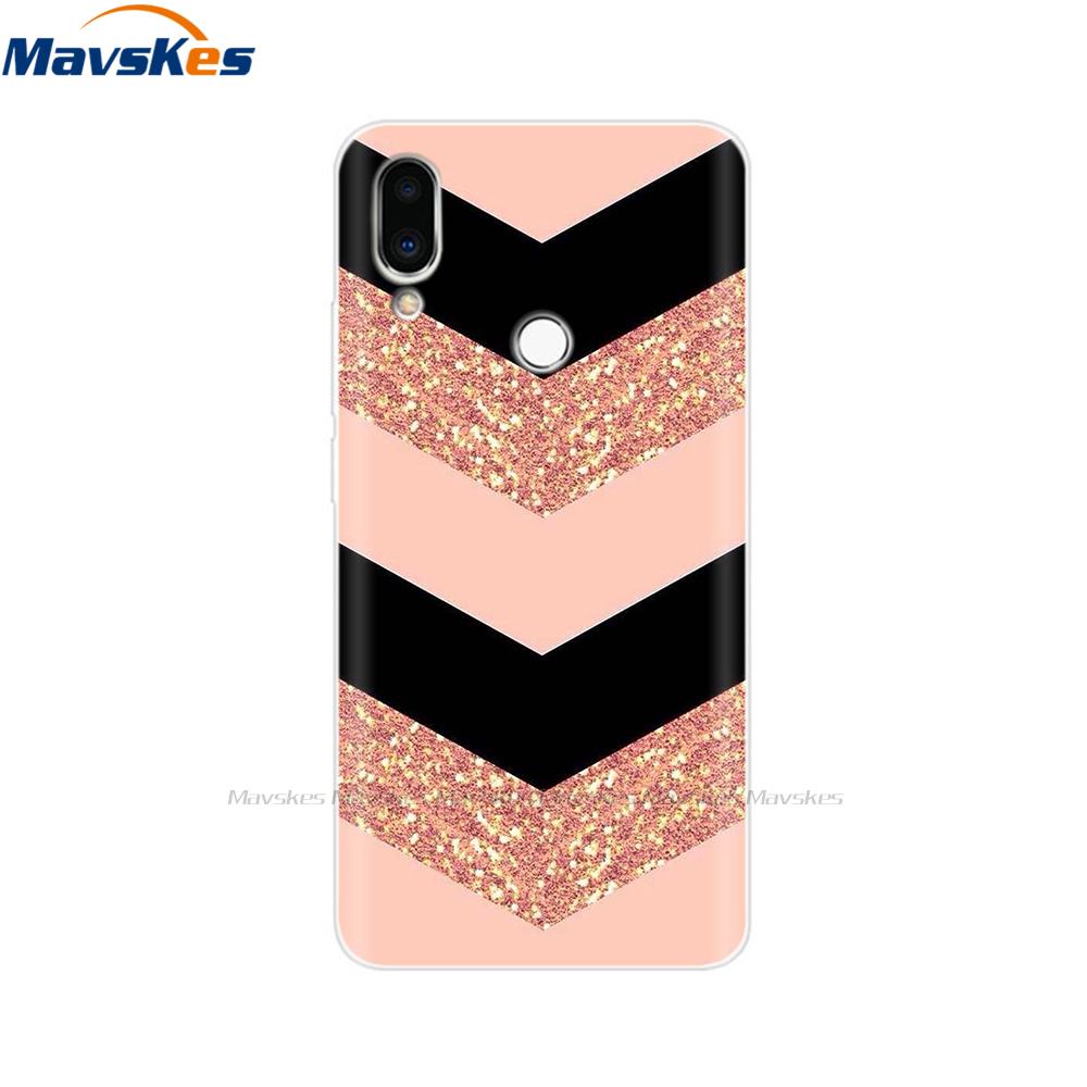 For Meizu Note 9 Case Note9 Soft TPU Silicon Funda Back Cover For Meizu M9 Note Case M9Note M 9 Rose Print Phone Case Coque Para