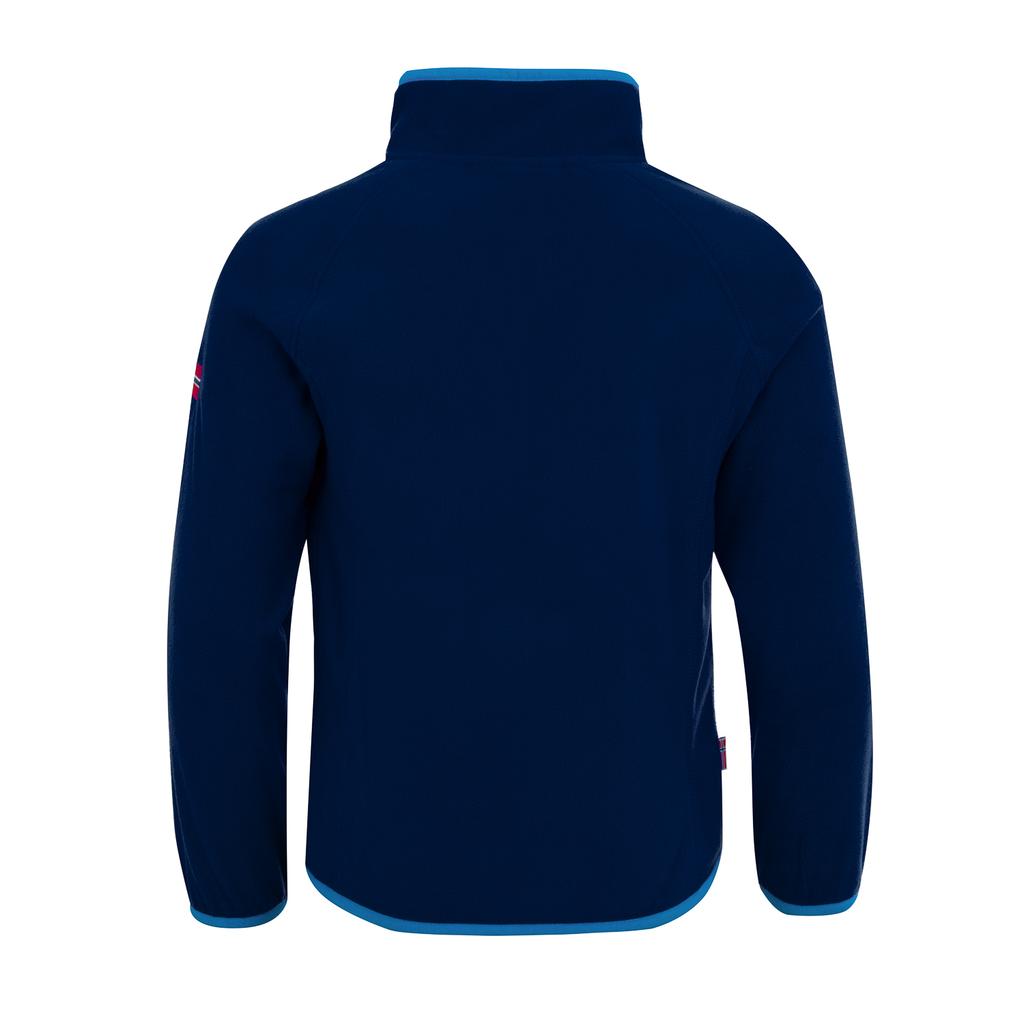 Trollkids Kids Nordland Half Zip Fleece Sweatshirt Navy Blue (707-110)