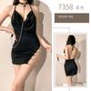Sex underwear sexy chain passion hip wrap nightclub suit short suspender nightdress backless uniform