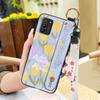 Lanyard Soft Case Phone Case For Nokia G100 Oil Painting Waterproof Anti-dust Wristband Shockproof Durable Kickstand