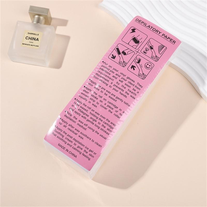 100/200/500PCS Women Men Hair Removal Wax Paper Nonwoven High Quality Body Leg Arm Hair Removal Epilator Wax Strip Paper Roll