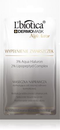 

L biotica Dermomask Night Active Deep Anti-wrinkle Restructuring Mask TU прозрачный