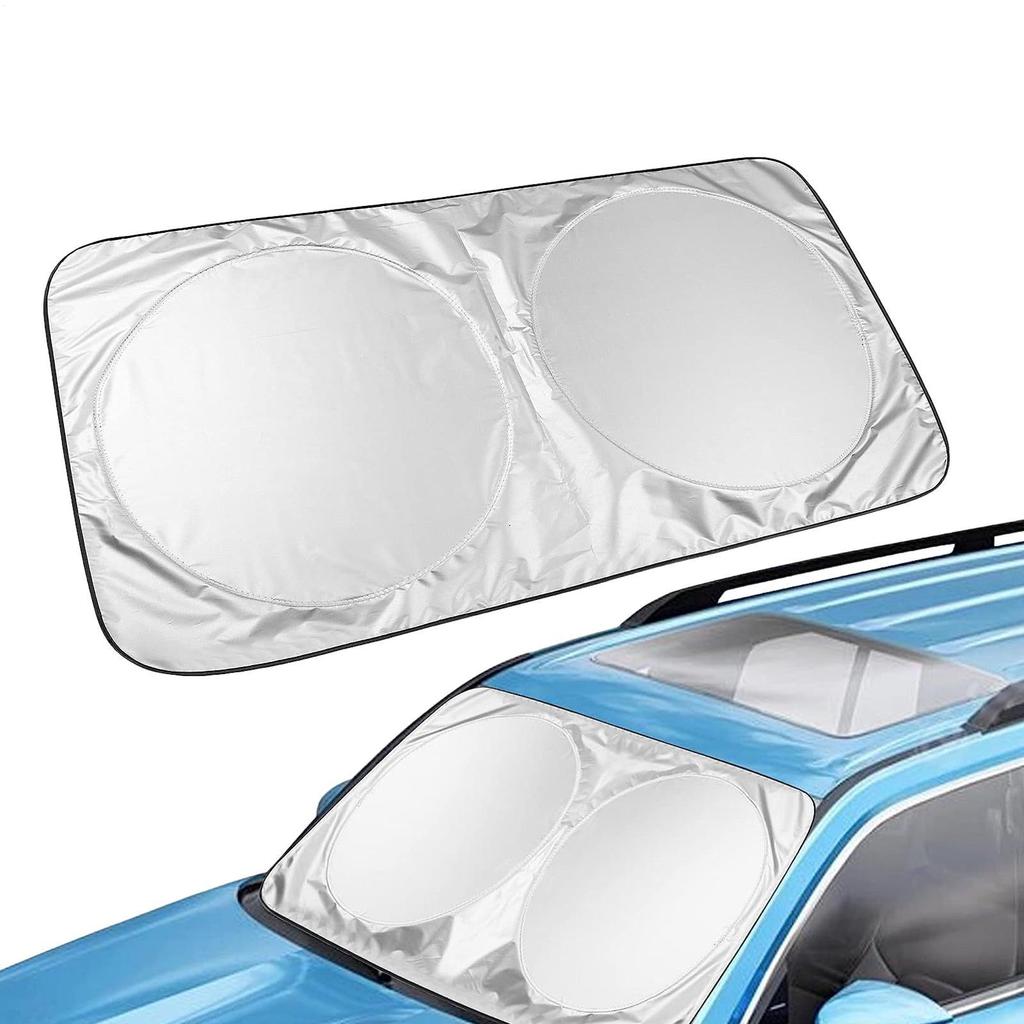 Foldable Sunshade For Car Windshield Car Windshield Sunshade Foldable Front Shade For Sun Heat And UV Rays Sun Shade For Auto