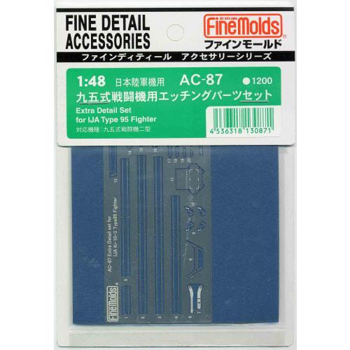 

Fine Molds 1/48 Aircraft Accessories Photo-Etched Parts Set for Type 95 Fighter, AC87 Plastic Model Kit