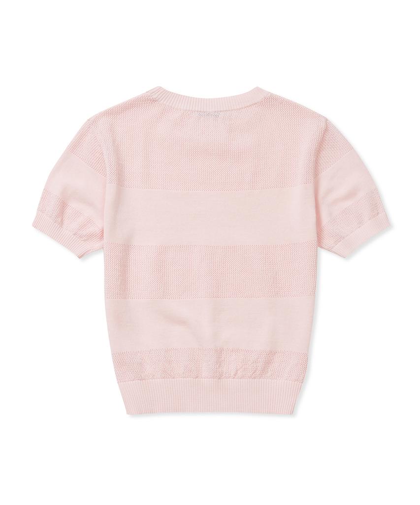 CLOVE [25Ss Clove] Net Round Knit (Pink)