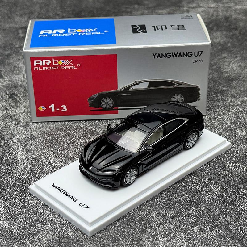 ARBox 1:64 scale BYD Yangwang U7 Alloy Die-Cast Model Car Static display holiday gift collection