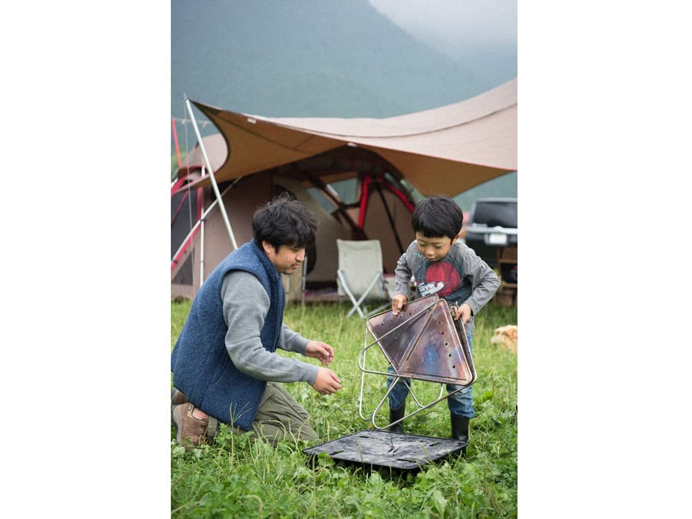 Snow Peak (snow Peak) Fire Pit, Large, Base Plate [For 5-6 People] ST-032BP, Camping & Outdoor