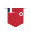 Drapeau - Wallis-et-Futuna - 30 X 45 Cm - Polyester - Impression Recto/verso - Accessoires Inclus