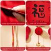 Chinese Style Horse Year Wall Pendants Non Woven Blessing Fu Character Hanging Ornament with Tassel Traditional