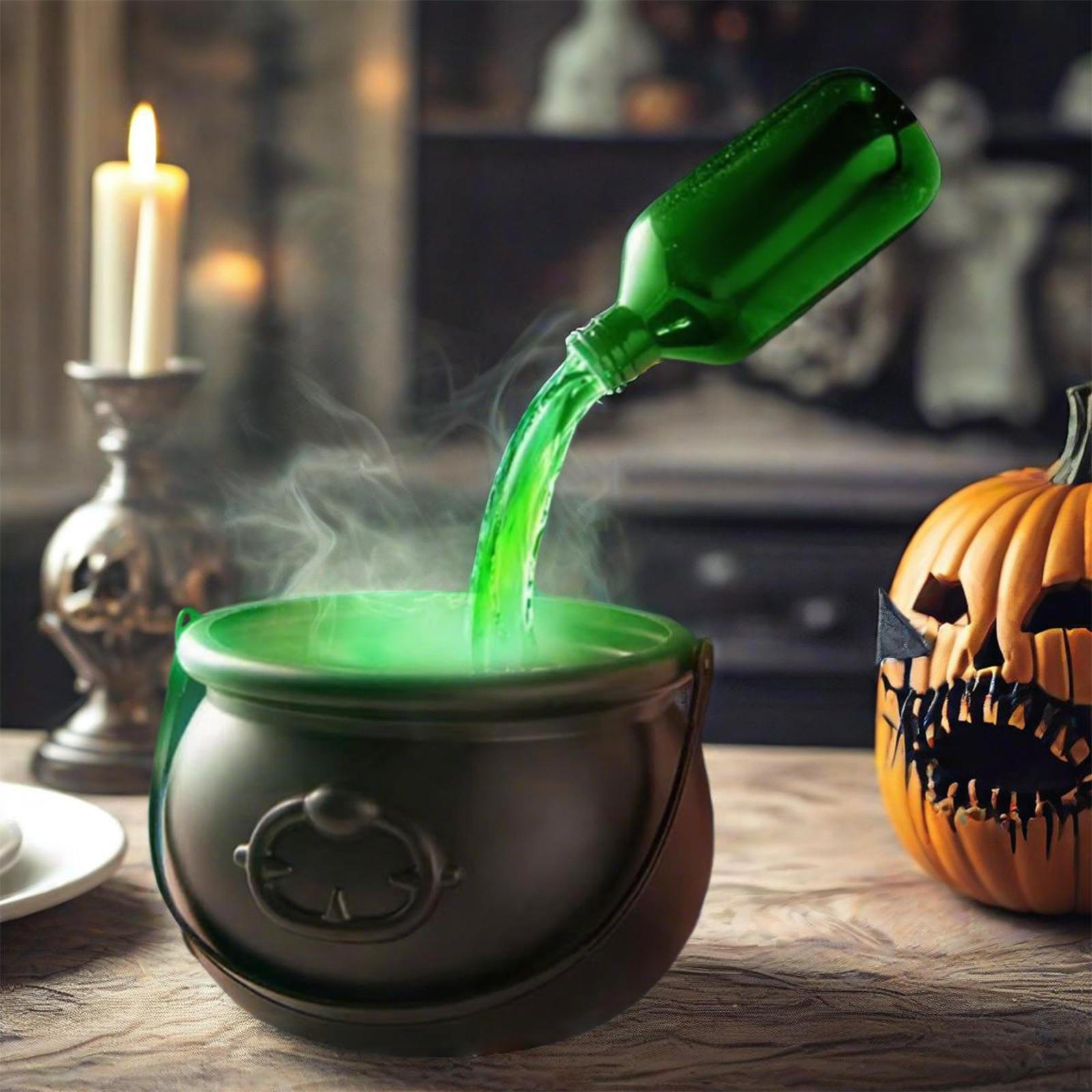 

Хэллоуин Ведьма Плавающая Бутылка Украшение Ведро с Огнями Туманообразователь Туман для Кухни 19.5cm