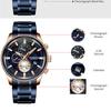 CURREN Men's Calendar Watch with Steel Business Waterproof Quartz Watch
