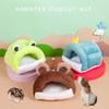 Comfortable Pet Hammock Bed for Hamster Washable Rodents Nest with Warm Filling Small Animal Rest Sleep Bed Hideouts Nest