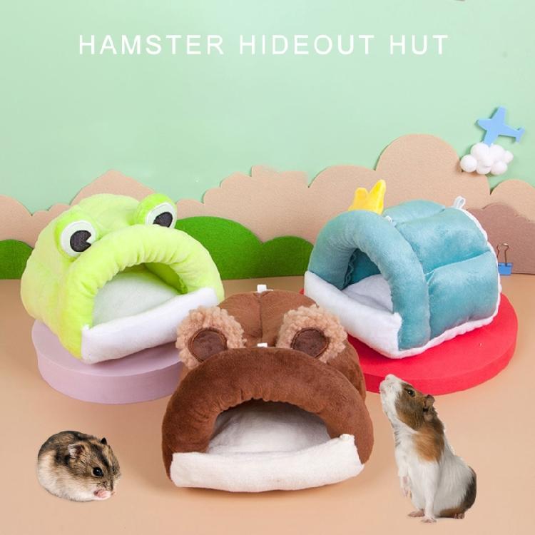 Comfortable Pet Hammock Bed for Hamster Washable Rodents Nest with Warm Filling Small Animal Rest Sleep Bed Hideouts Nest