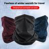 Wool Sports Bandana Velvet Cycling Scarf Warm Neck Protection Face Scarf  Men Women