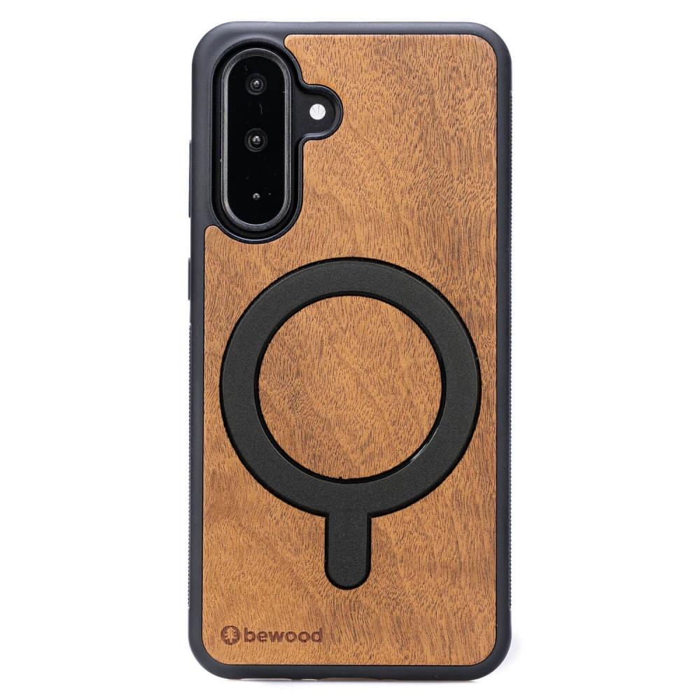 Bewood Wooden Case for Samsung Galaxy A36 5G imbuia with MagSafe