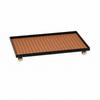 Faux Leather Tray Rectangular with Ball Feet Frame Home Decor for Entryway Table, Dresser,