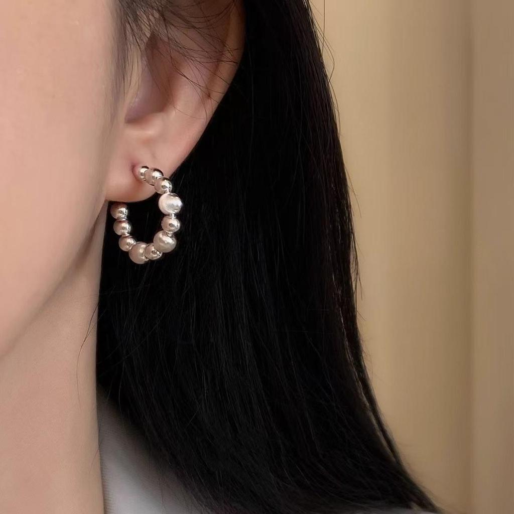 Korean Cat's Eye Gradient Earrings - Chic, Versatile Design