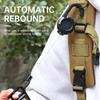 Outdoor Carabiner Hook Backpack expansion Buckle Automatic Retractable Wire Rope Anti-theft Tactical Keychain camping Tools