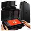 Pokrowiec Do Nintendo Switch 2 2025 Torba Ochronna Duże Twarde Etui Eva, Kuferek, Wodoodporna, Lekka, Z Uchwytami Alogy Hardfoambag™ - Czarna