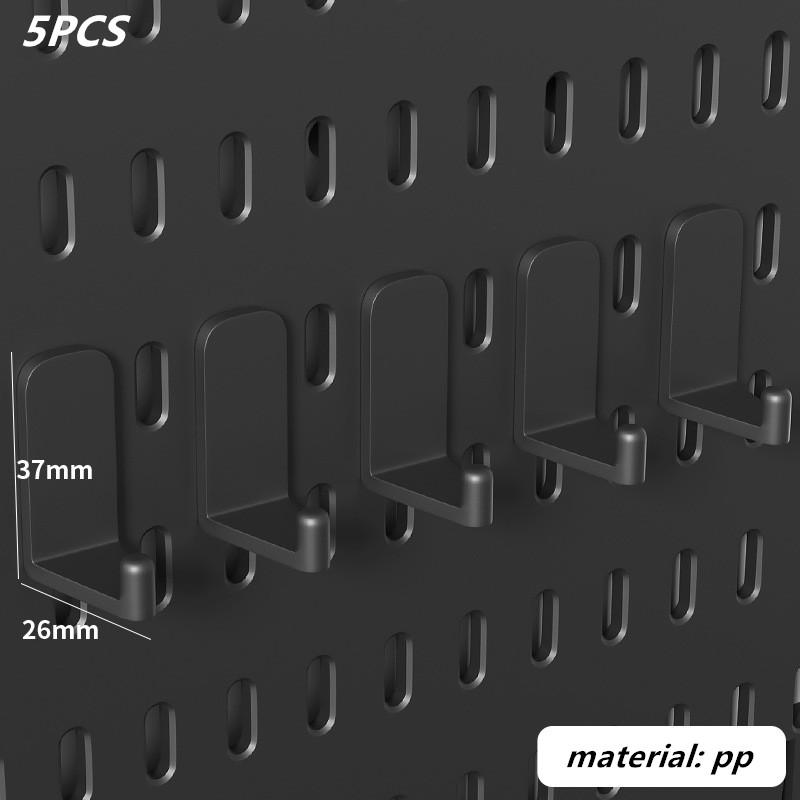 Punch-free Hole Board Vertical Desktop Wall Hanging Office Desk Storage Shelf Reading Room Desktop Kitchen Bathroom Storage Rack