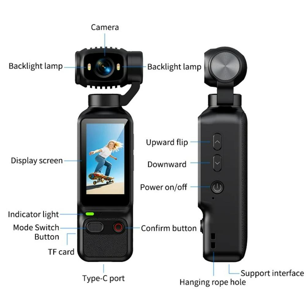 1080p Action Cam Portatile Fotocamera Digitale Fotocamere Sport Mini Body Camcorder Foto Elettronica di Consumo