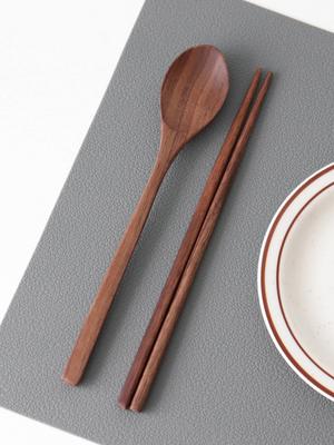 Kamomekitchen Natural Walnut Spoon and Chopsticks